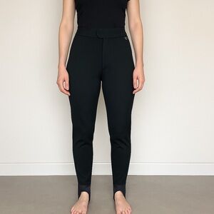 Vintage Schoeller of‎ Switzerland Stirrup Black Pants Size 10, runs small
